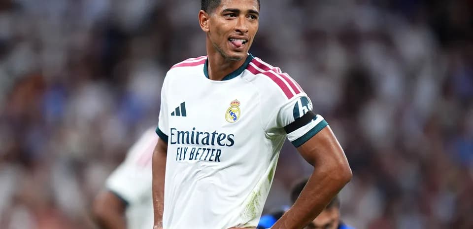 Player in Real Madrid jersey during a match