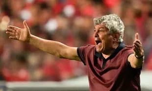 Coach gesturing and shouting during a match