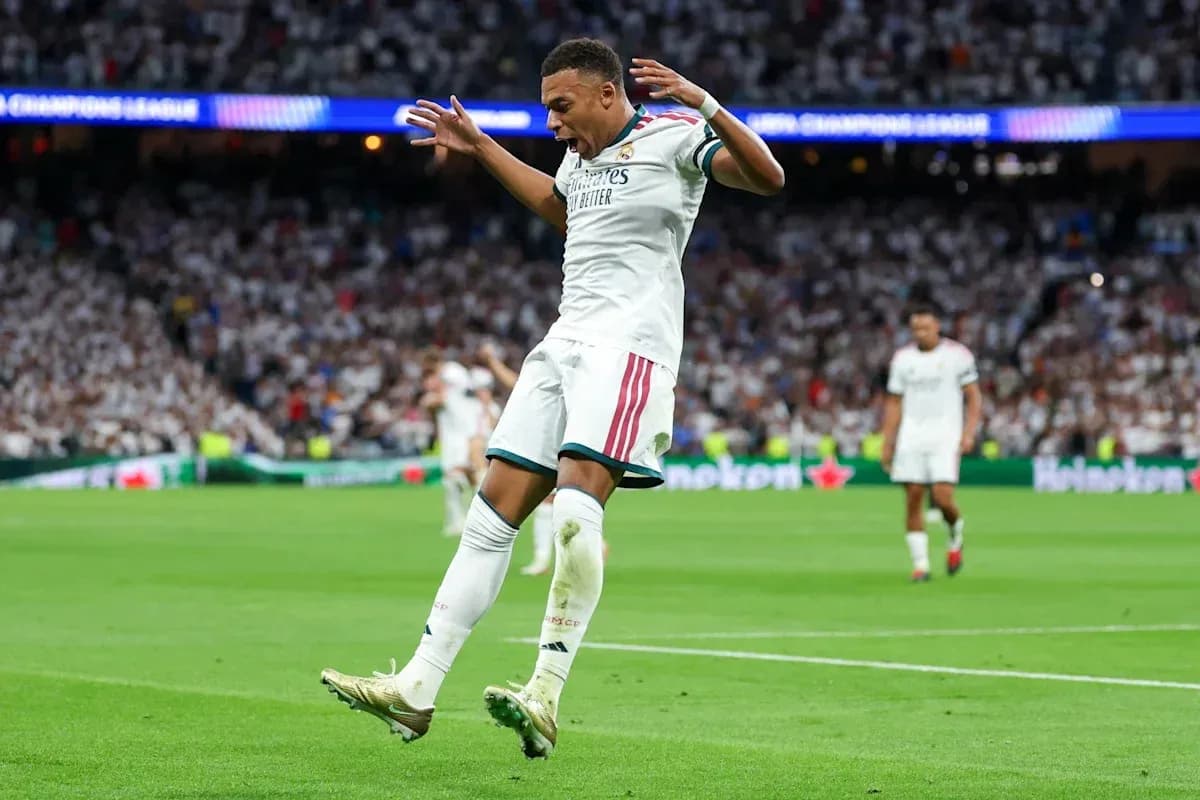Player celebrating after scoring a goal in match