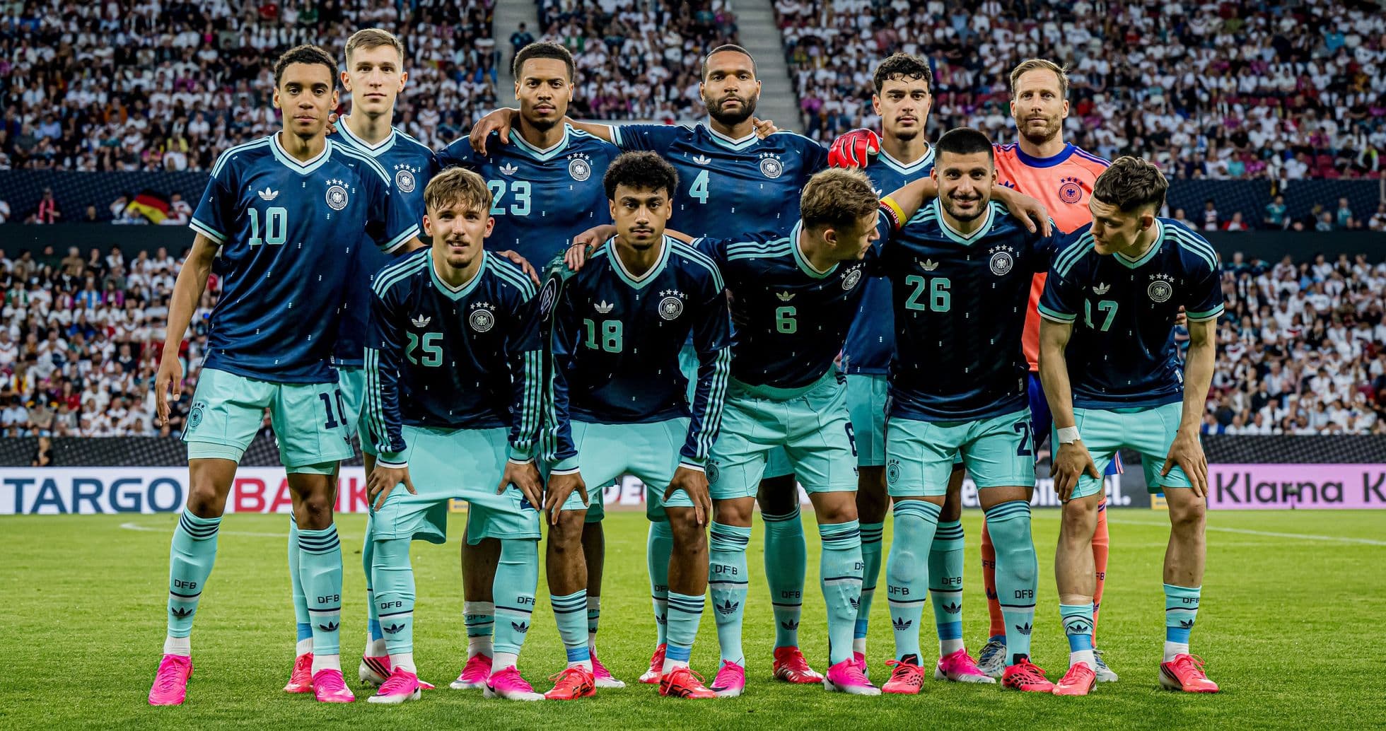 Germany national football team posing for team photo