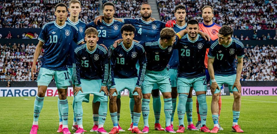 Germany national football team posing for team photo