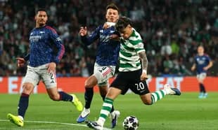 Player shooting the ball during a competitive match