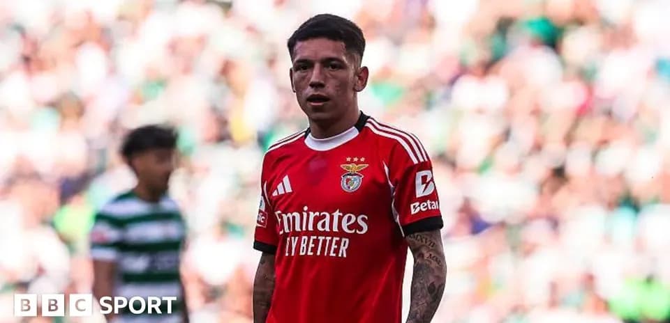 Player wearing Benfica jersey during match on field
