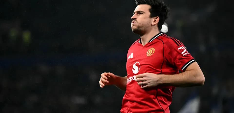 Player celebrating in Manchester United jersey during match