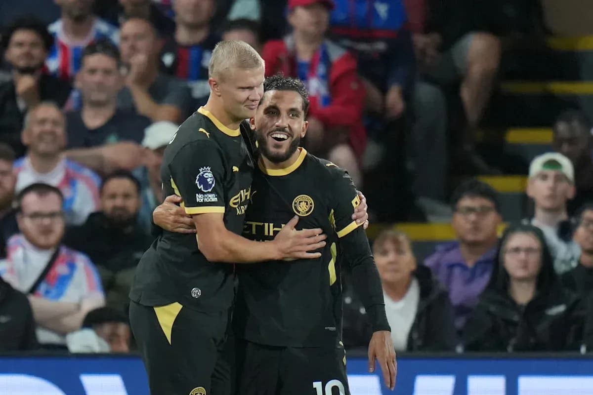 Players celebrating together during a match