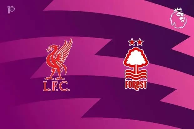Liverpool and Nottingham Forest club logos