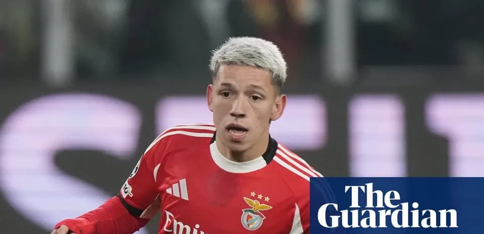Benfica player in red jersey during match action