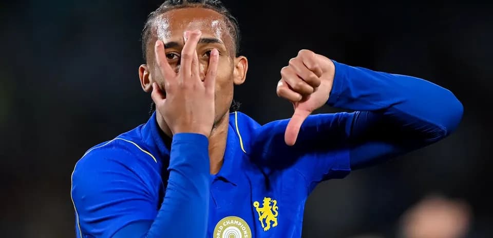 Player celebrating with hand gestures during match