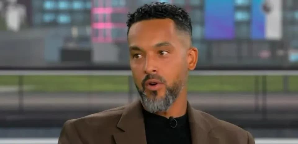 Person speaking during a sports discussion segment