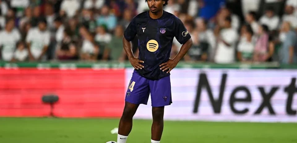 Player standing near the ball during a match