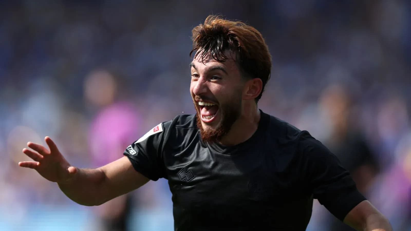 Player celebrating a goal during a match