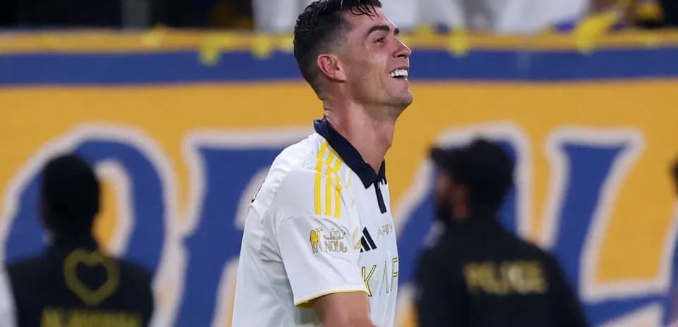 Player celebrating after scoring a goal