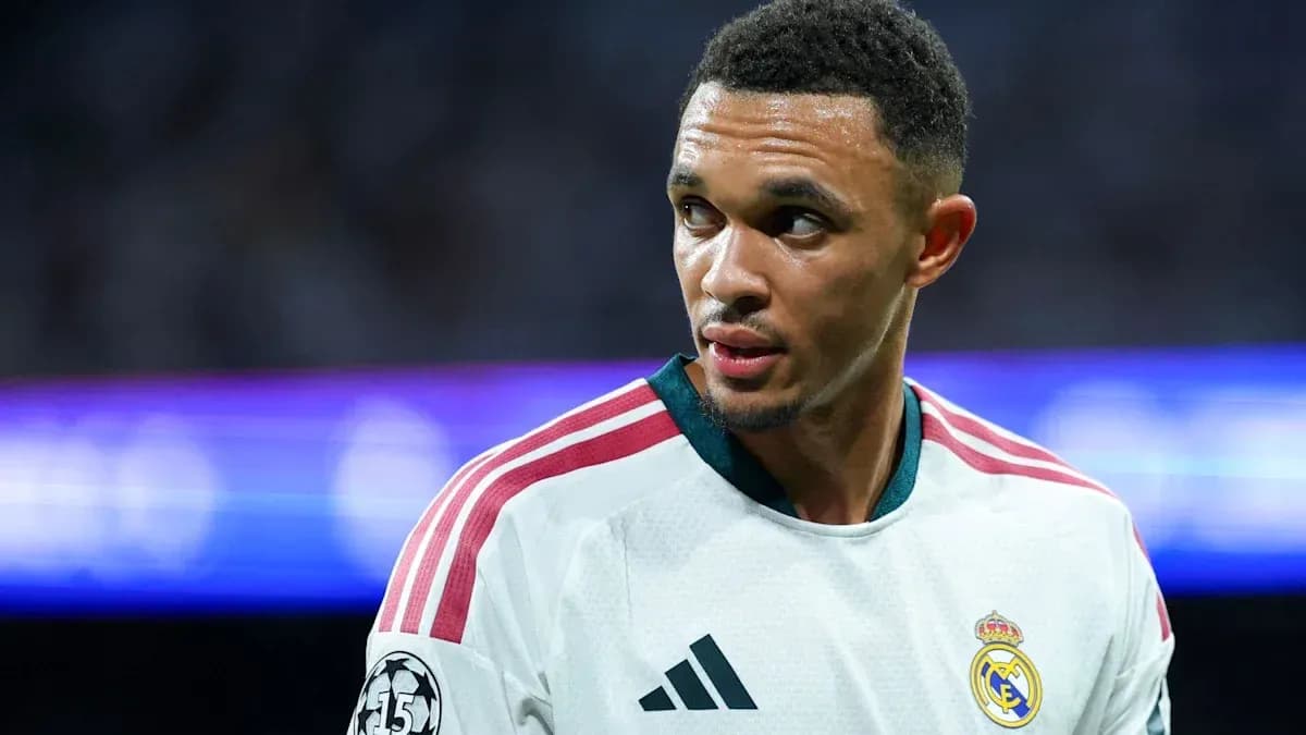 Player in Real Madrid jersey during match