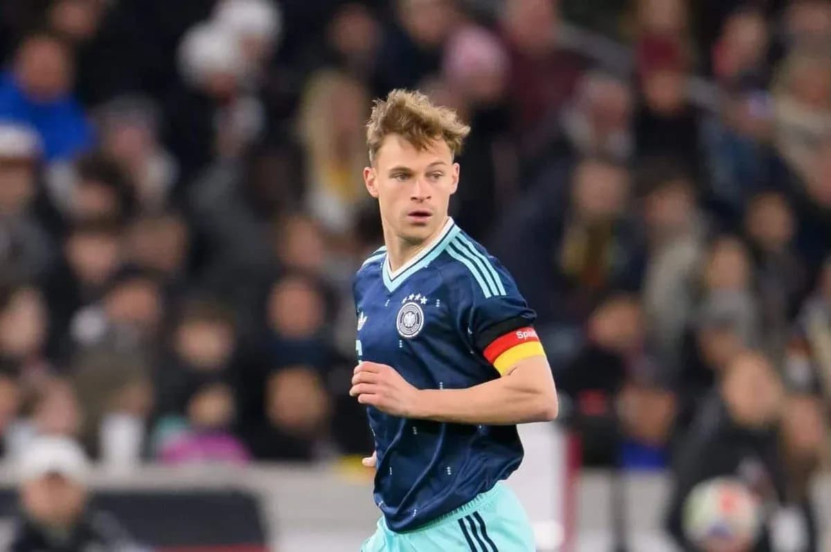 Player wearing Germany kit during match action