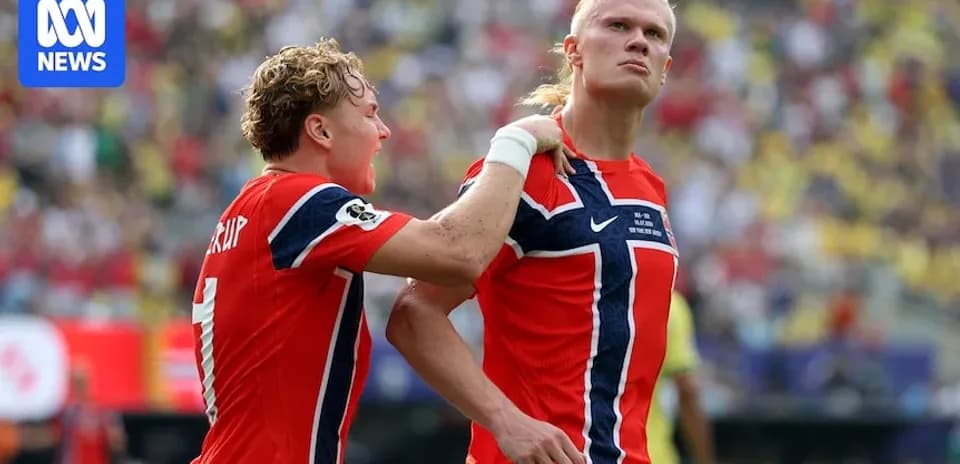 Norway players celebrating during a match