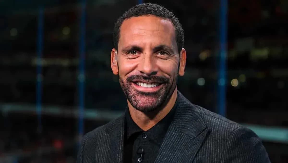 Sport analyst smiling in studio setting