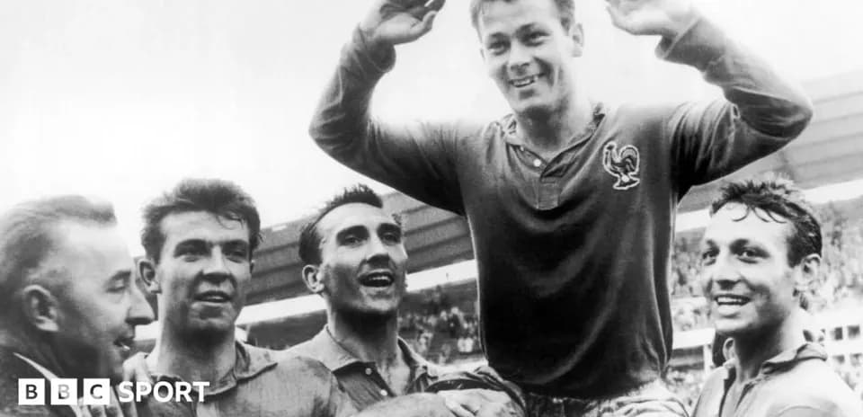 Players celebrating with teammate after victory