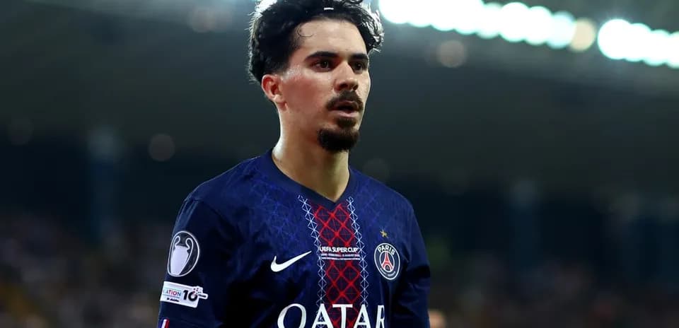 Player in PSG jersey during a match