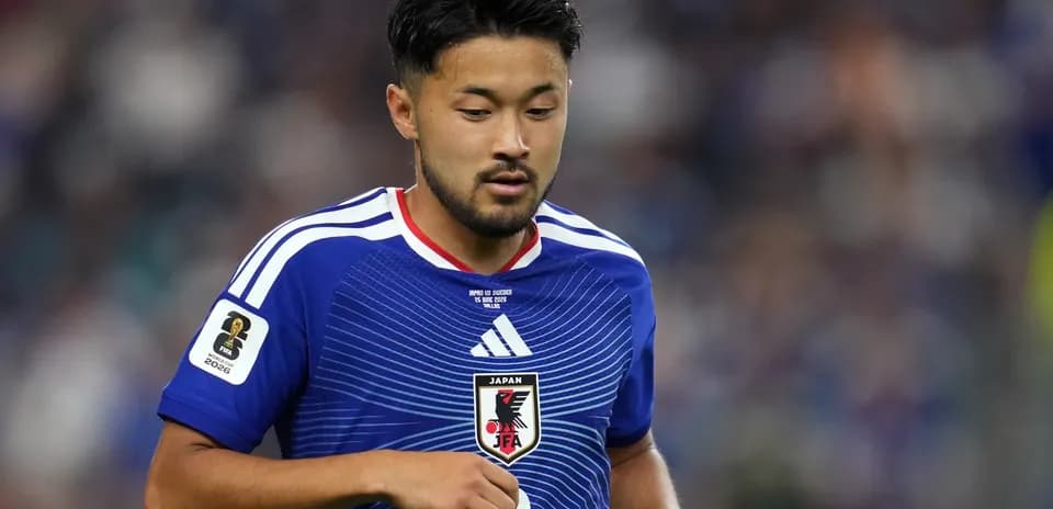 Player in Japan jersey during a match