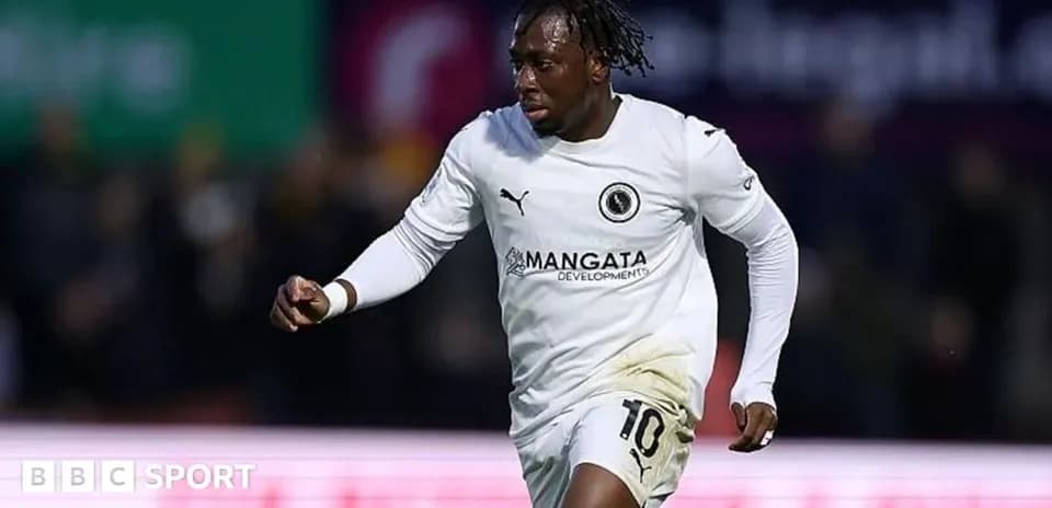 Player celebrating after scoring a goal in match