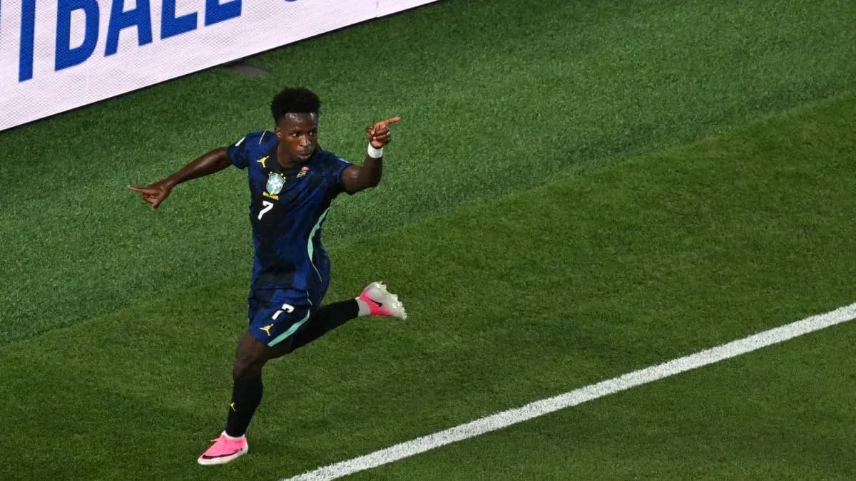 Player celebrating after scoring a goal