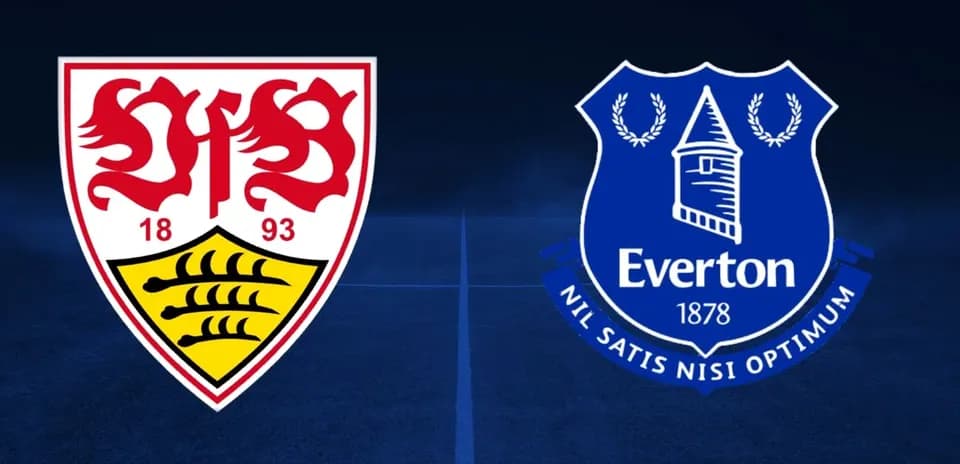 Logos of VfB Stuttgart and Everton FC