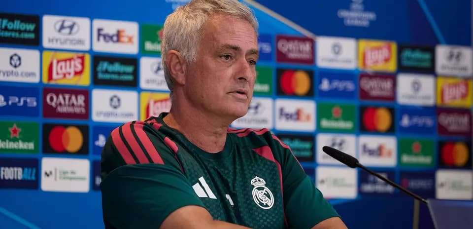 Manager speaking at UEFA Champions League press conference