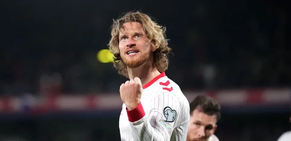 Player celebrating with fist pump during match