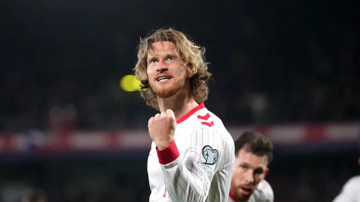 Player celebrating with fist pump during match