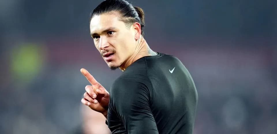 Player gesturing during training session on field
