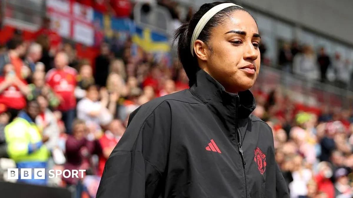 Player walking onto the field before match