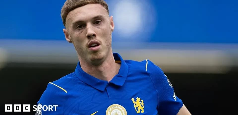 Player in blue Chelsea kit during match