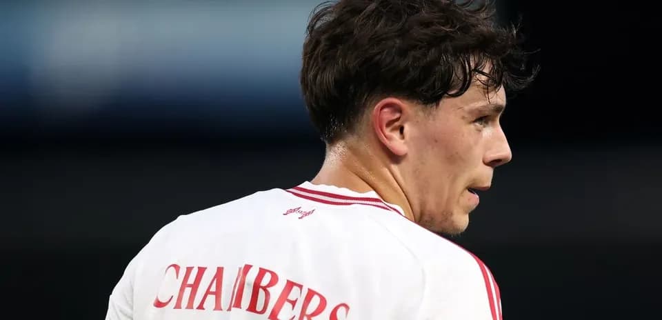 Player wearing white jersey with 'CHAMBERS' on back