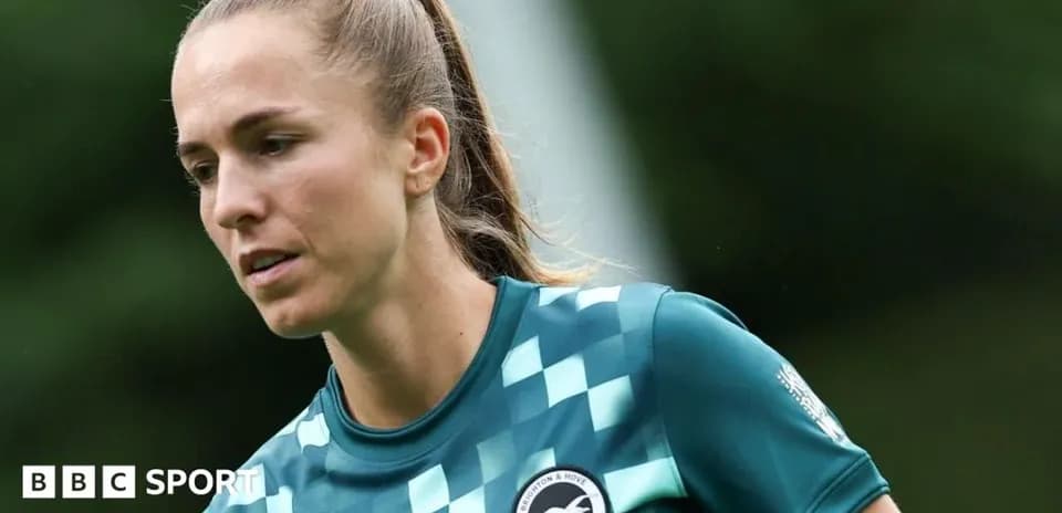 Female player in goalkeeper kit during training session