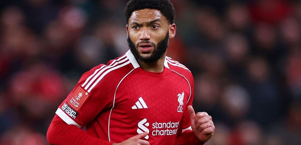 Player in Liverpool kit during match action