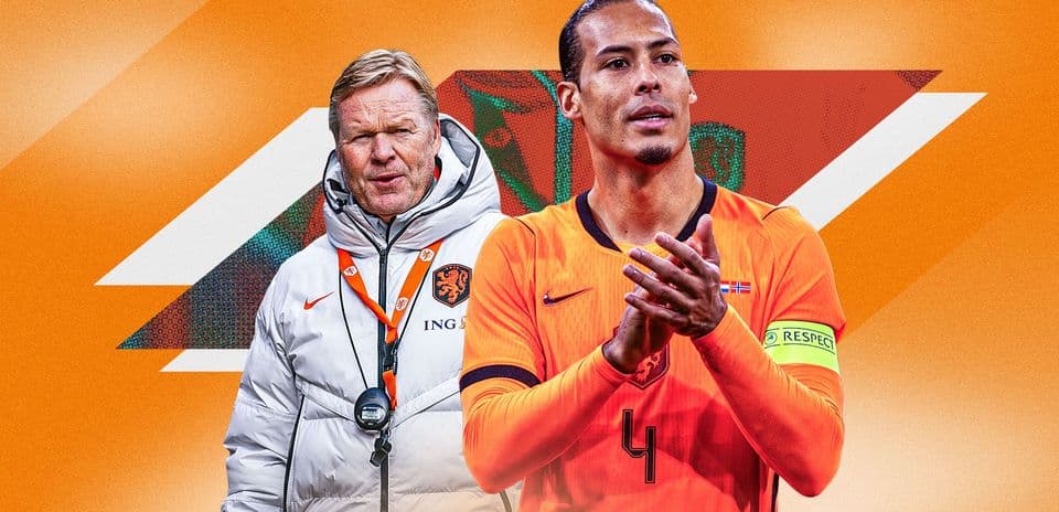Netherlands coach and captain in team colors