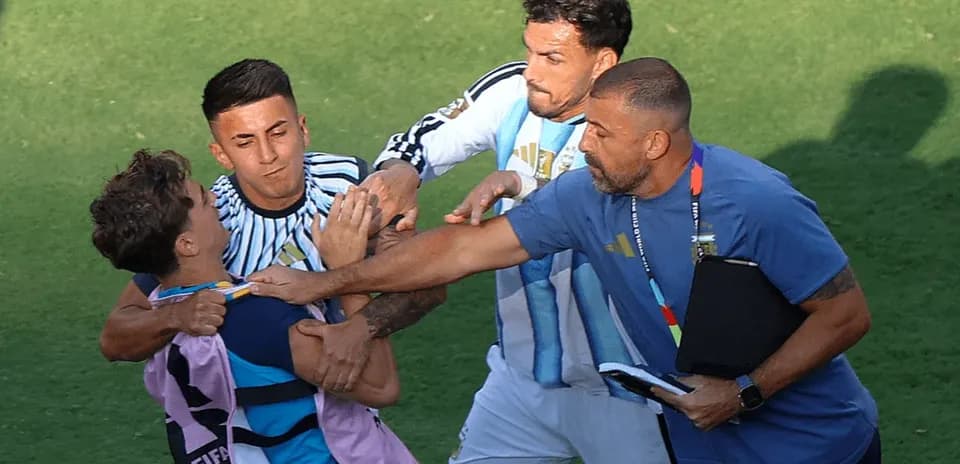 Players and staff involved in on-field altercation