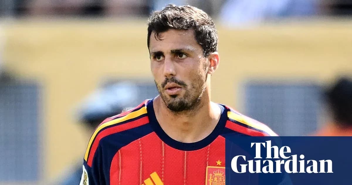 Football player wearing Spain jersey during match