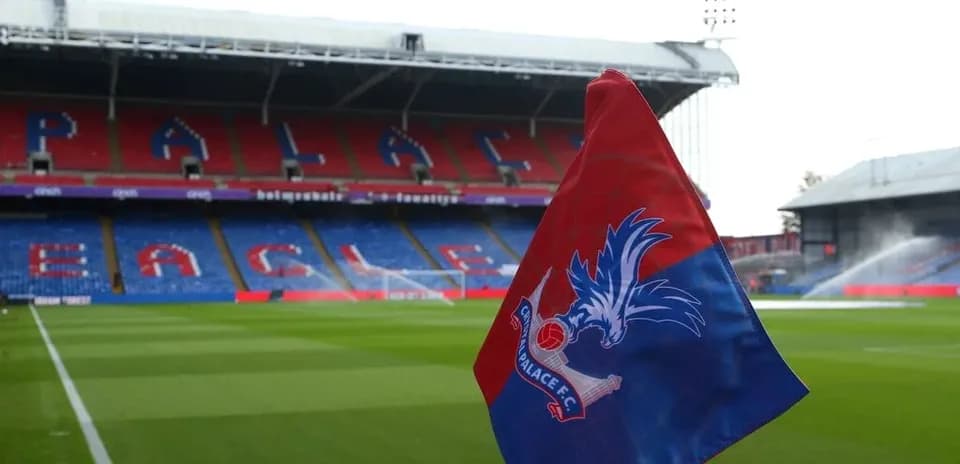 Corner flag at Selhurst Park, home of Crystal Palace