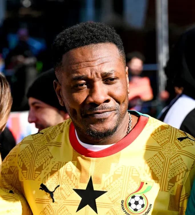 Asamoah Gyan backs England as Group L favourites but focuses on Ghana's qualification