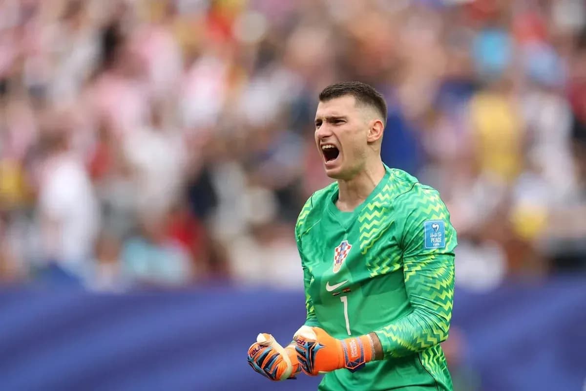 Goalkeeper celebrating during a football match