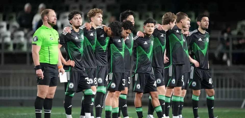 Tacoma Defiance players standing for national anthem