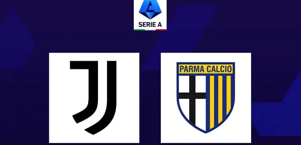 Logos of Juventus and Parma Calcio for Serie A