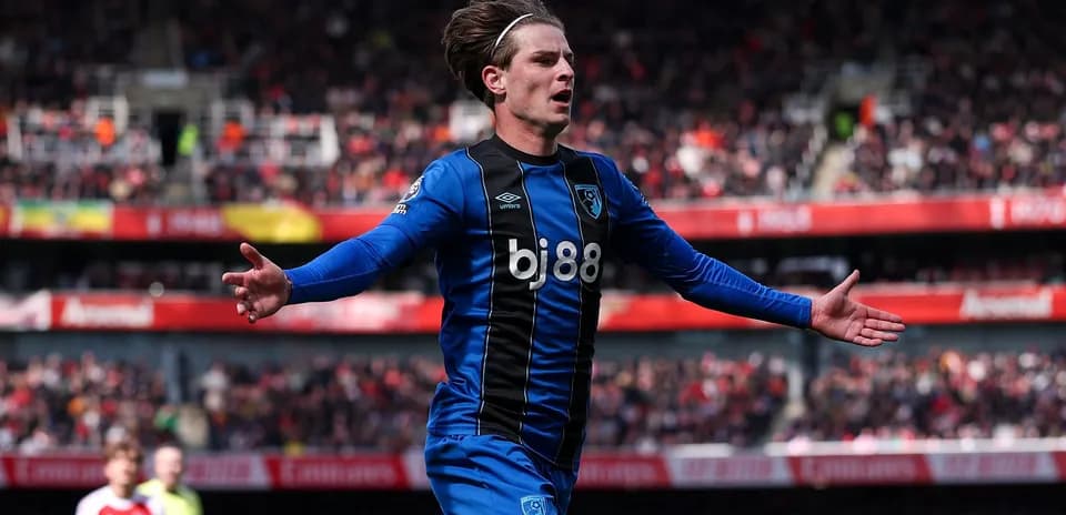 Player celebrating a goal during a match