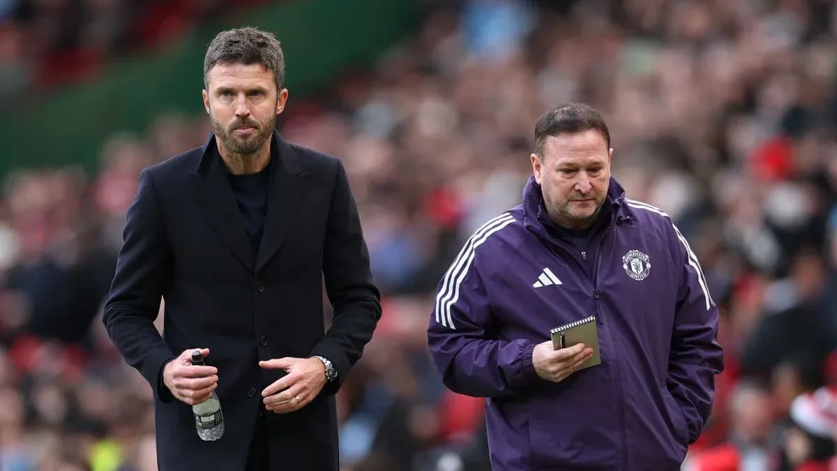 Coaches walking on the sidelines during a match