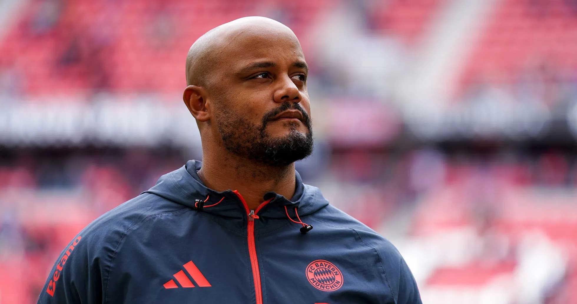 Bayern Munich staff member on the sidelines