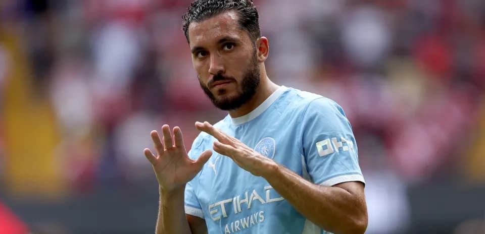 Player gesturing on the field during match