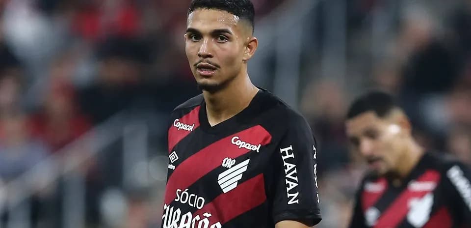 Player in Athletico Paranaense jersey during match