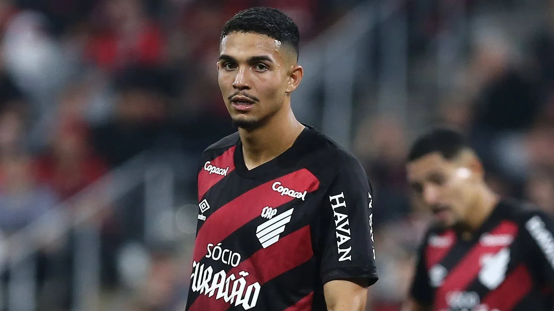 Player in Athletico Paranaense jersey during match