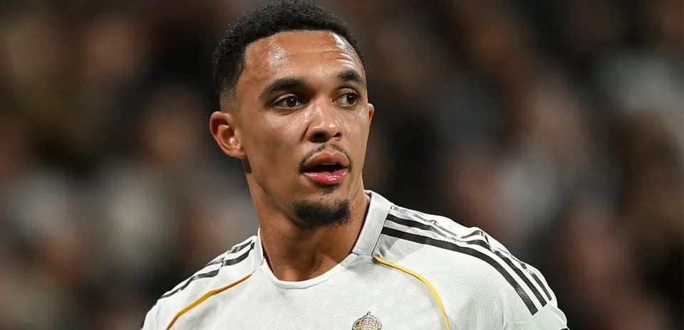 Football player in Real Madrid jersey during match